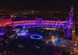 Llega el espectáculo musical que transforma la Plaza de España