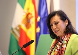 María Dolores Jiménez presenta su candidatura a hermana mayor de la Quinta Angustia de Córdoba