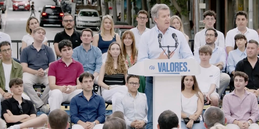 Feijóo llama a manifestarse contra un gobierno «rehén del separatismo y la corrupción»