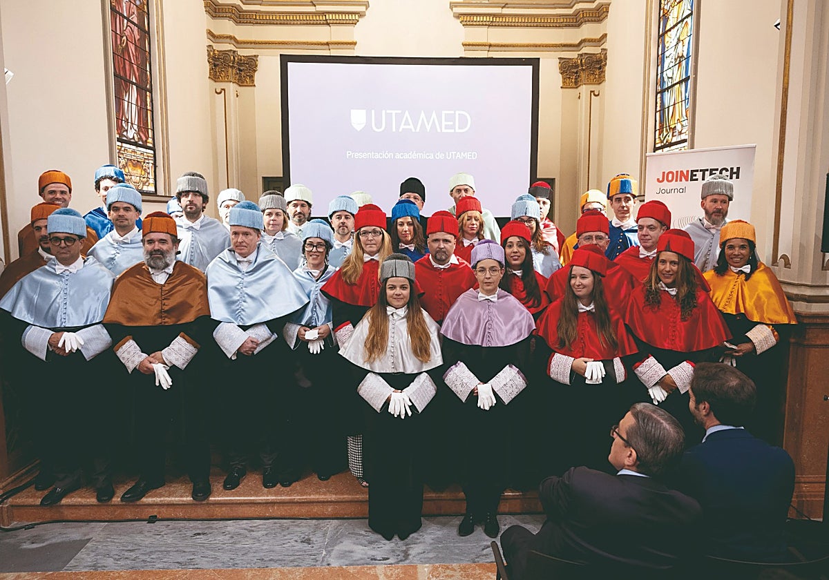 Parte del claustro, ayer en el Centro Cultural Fundación Unicaja de Málaga