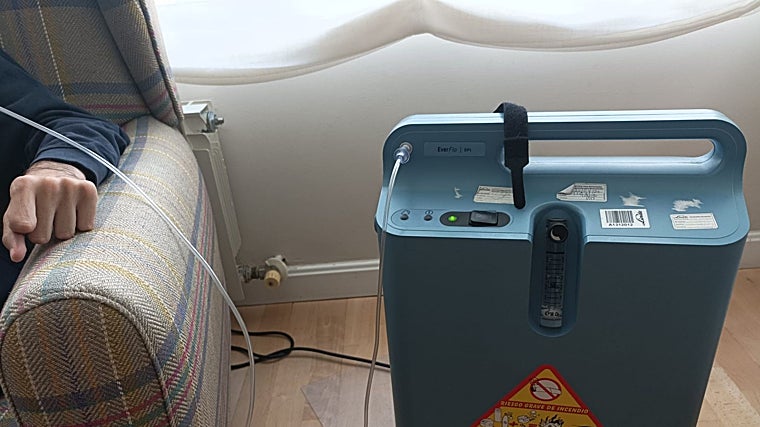 Chencho está conectado las 24 horas del día a una máquina para poder vivir