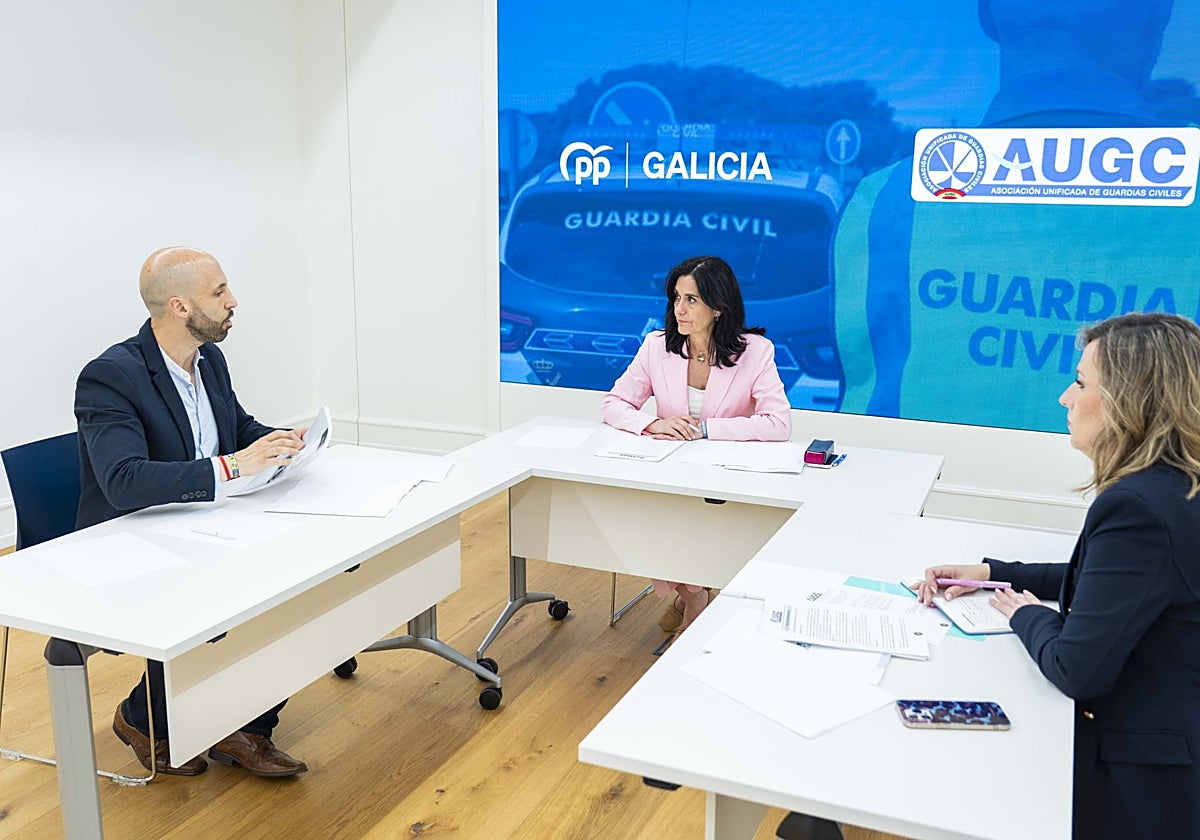 Prado, el domingo, en su reunión con representantes de la AUGC