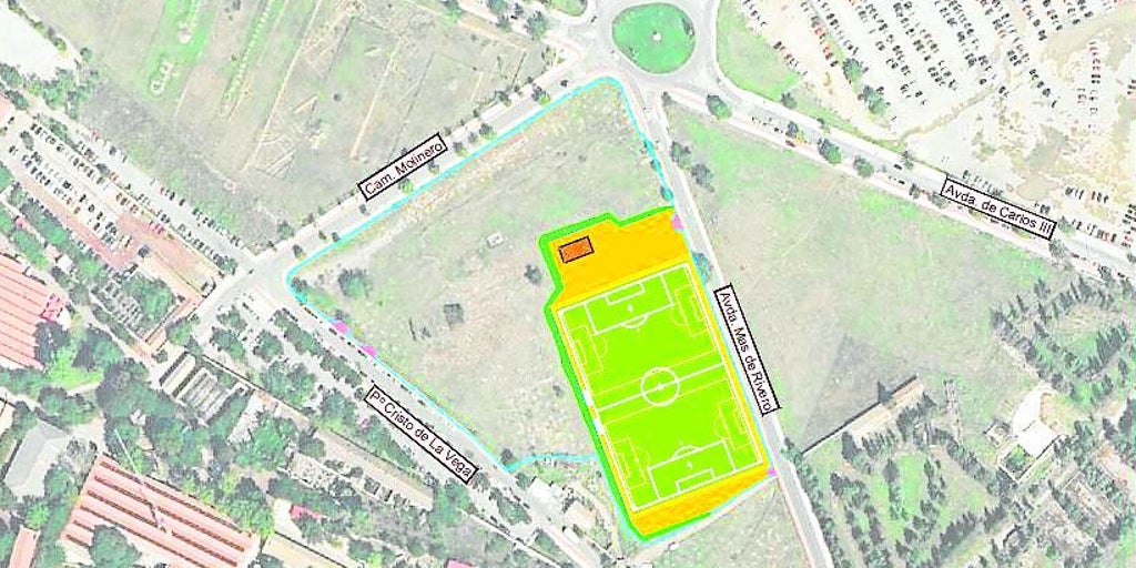 El nuevo campo de fútbol Carlos III de Toledo salvará los restos arqueológicos