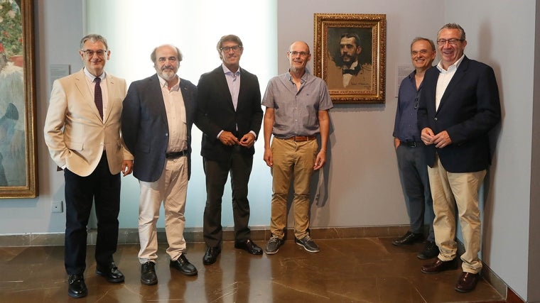 Presentación del retrato en el museo Mubag
