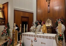 El obispo de Córdoba abre el Semestre jubilar en el Hogar Nuestra Señora de la Sierra de Cabra