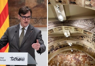 Azcón pedirá a Illa en la Conferencia de Presidentes «cumplir la sentencia del Supremo» respecto a los murales de Sijena