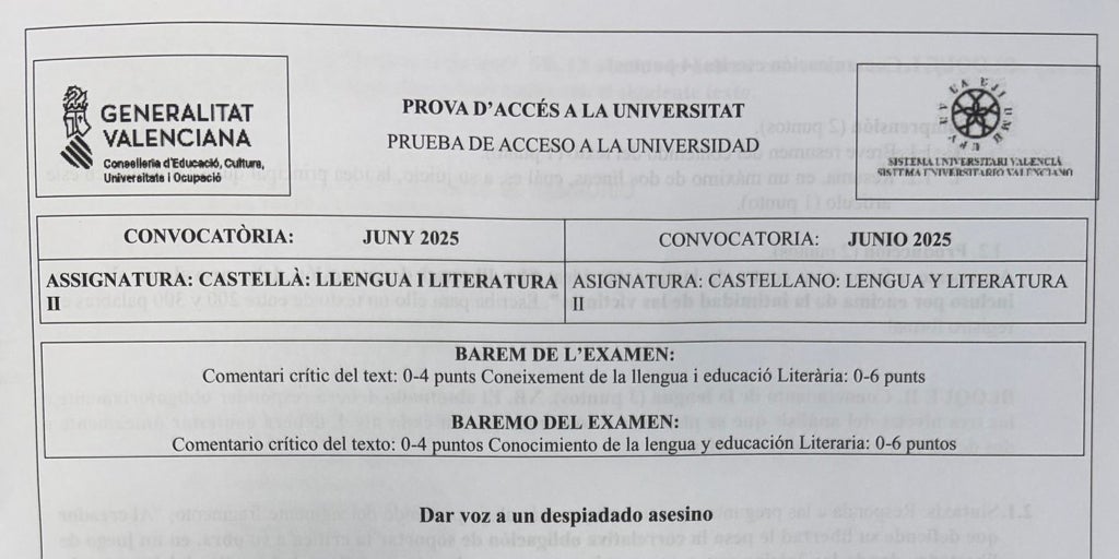 Un editorial de ABC del libro sobre José Bretón, protagonista del examen de Castellano en la Selectividad de Valencia