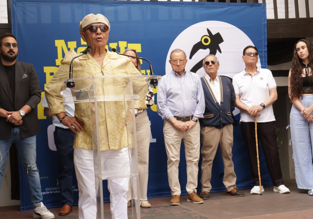 El Pele, en la presentación de la Noche Blanca del Flamenco