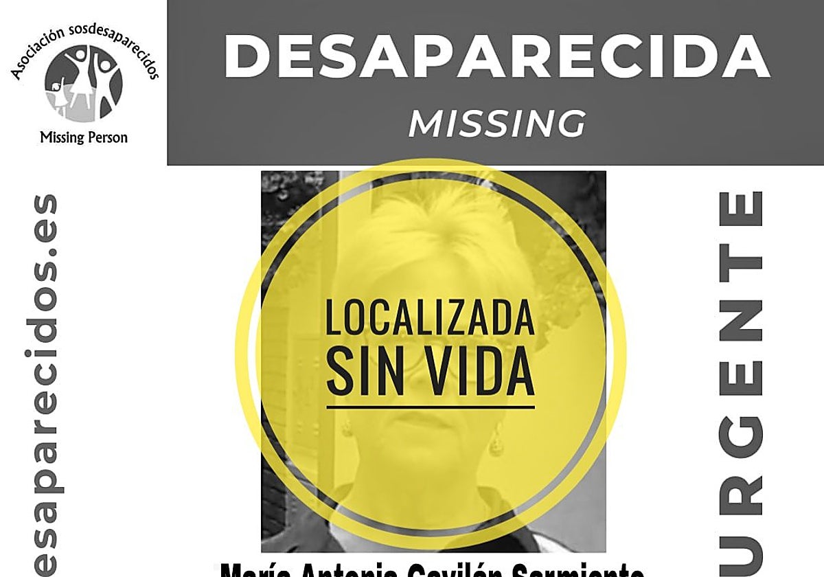 Imagen de SOS Desaparecidos para desactivar la alerta