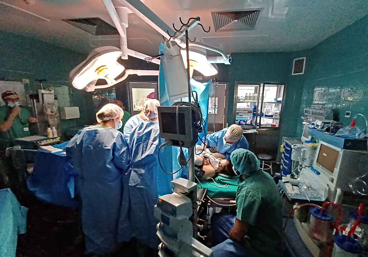 Cesárea en la sanidad canaria en foto de archivo