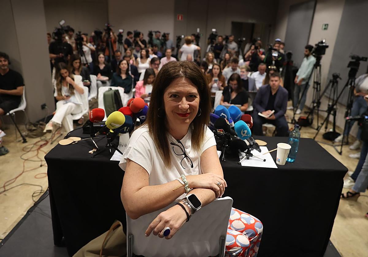 Leire Díez ante de su comparencia