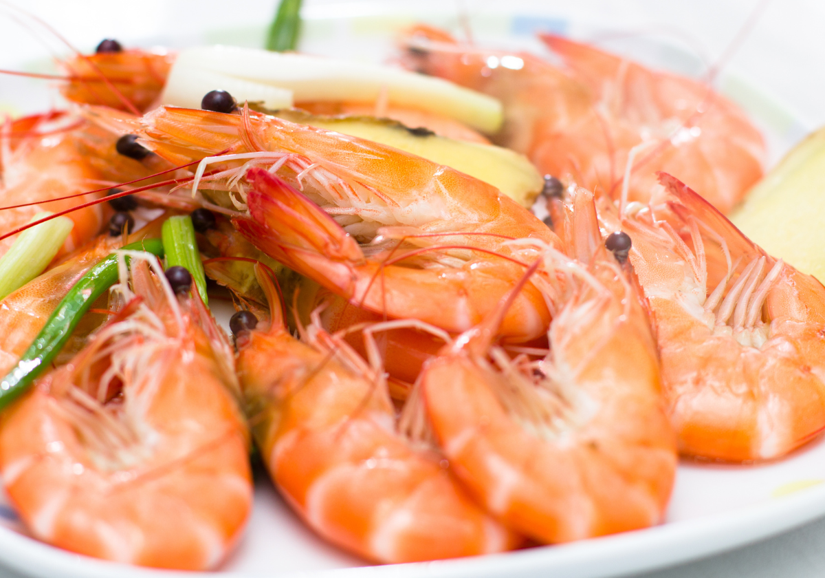Langostinos cocidos que puedes comer en Córdoba