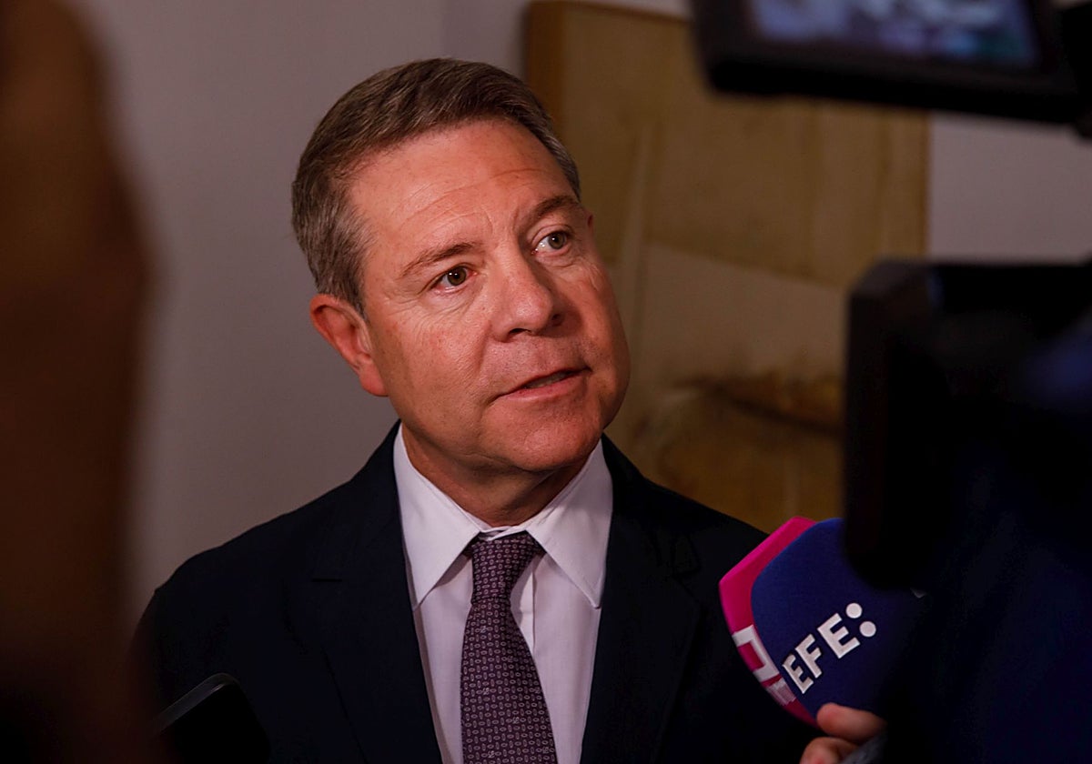 Emiliano García-Page, presidente de Castilla-La Nancha