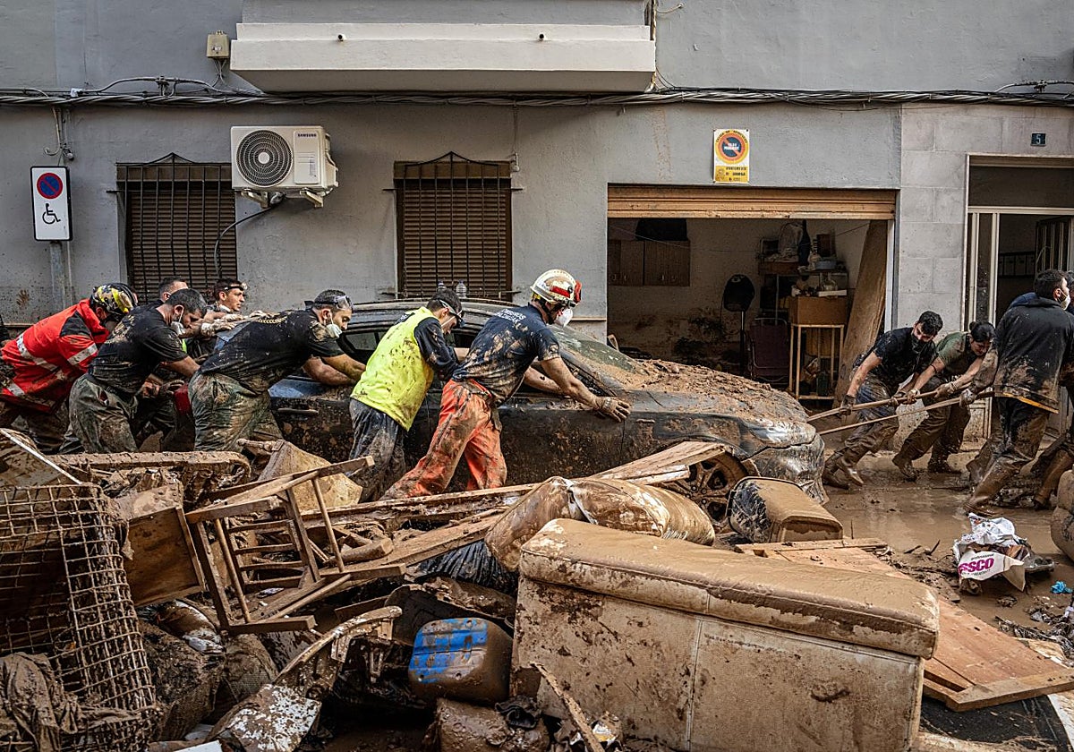 Imagen de los destrozos ocasionados por la dana del 29 de octubre en la provincia de Valencia