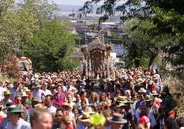 Pelea multitudinaria en el camino al Rocío de la hermandad de Triana en Bormujos