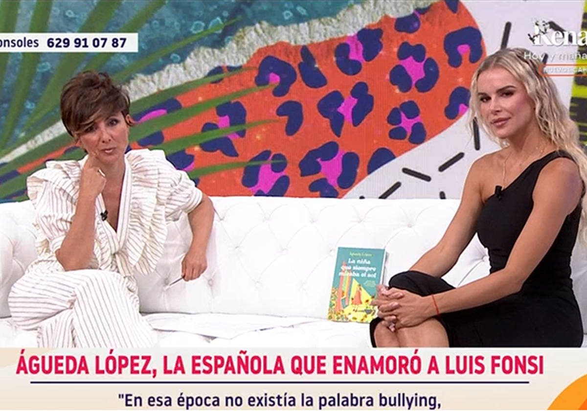 Águeda López, mujer de Luis Fonsi, en el programa 'Ay ahora Sonsoles'