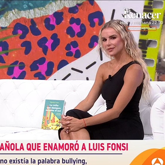 Águeda López, mujer de Luis Fonsi, en el programa 'Ay ahora Sonsoles'