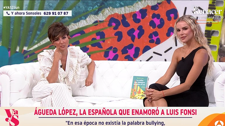 Águeda López, mujer de Luis Fonsi, se confiesa con Sonsoles: «De pequeña me hicieron mucho bullyng»