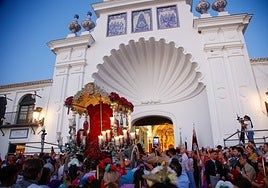 Peregrinos de todos los rincones inauguran la romería del Rocío del Jubileo