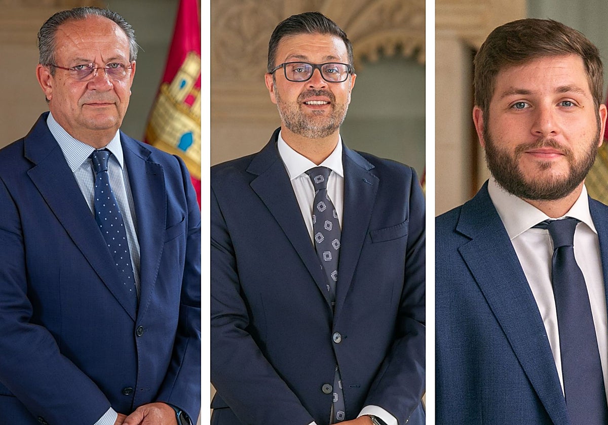 De izda a dcha.: Juan Alfonso Ruiz Molina, Amador Pastor y Nacho Hernando