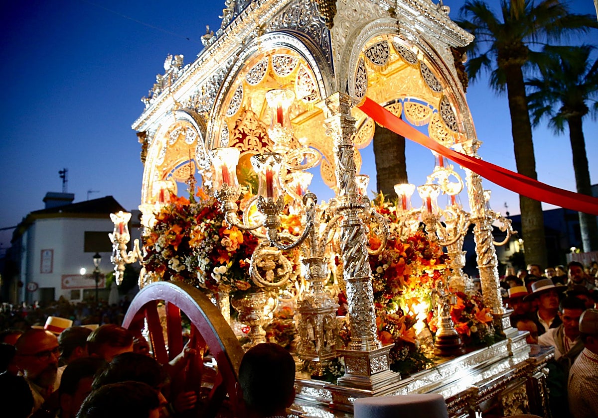 La carreta del Simpecado de la hermandad de Villamanrique