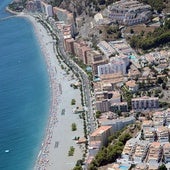 Playa de Velilla, en Almuñécar, donde se ha producido el suceso