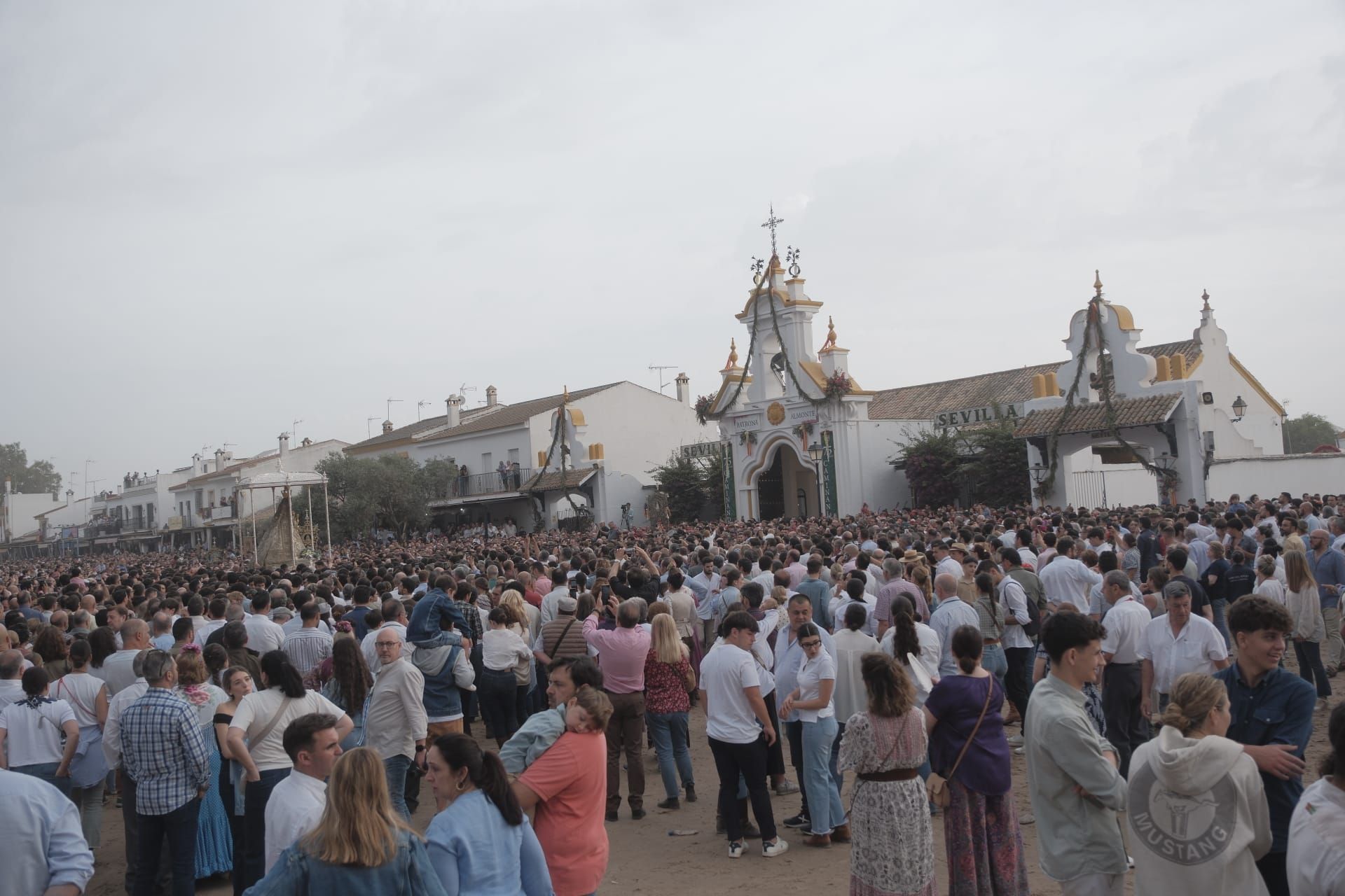 La Virgen del Rocío visita a Sevilla