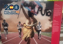 Detienen a un menor por vandalizar una exposición con pintadas homófobas y simbología nazi en Gandía