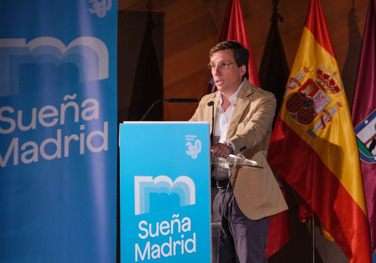 José Luis Martínez-Almeida, alcalde madrileño, en la presentación de 'Sueña Madrid'