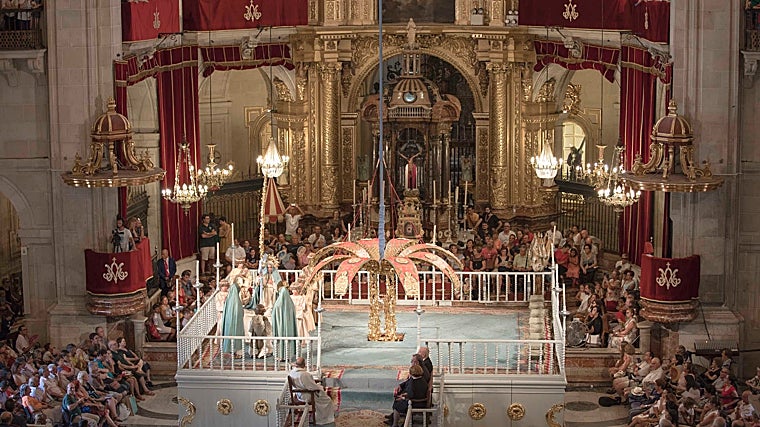 Imagen de archivo de la representación del Misteri d'Elx