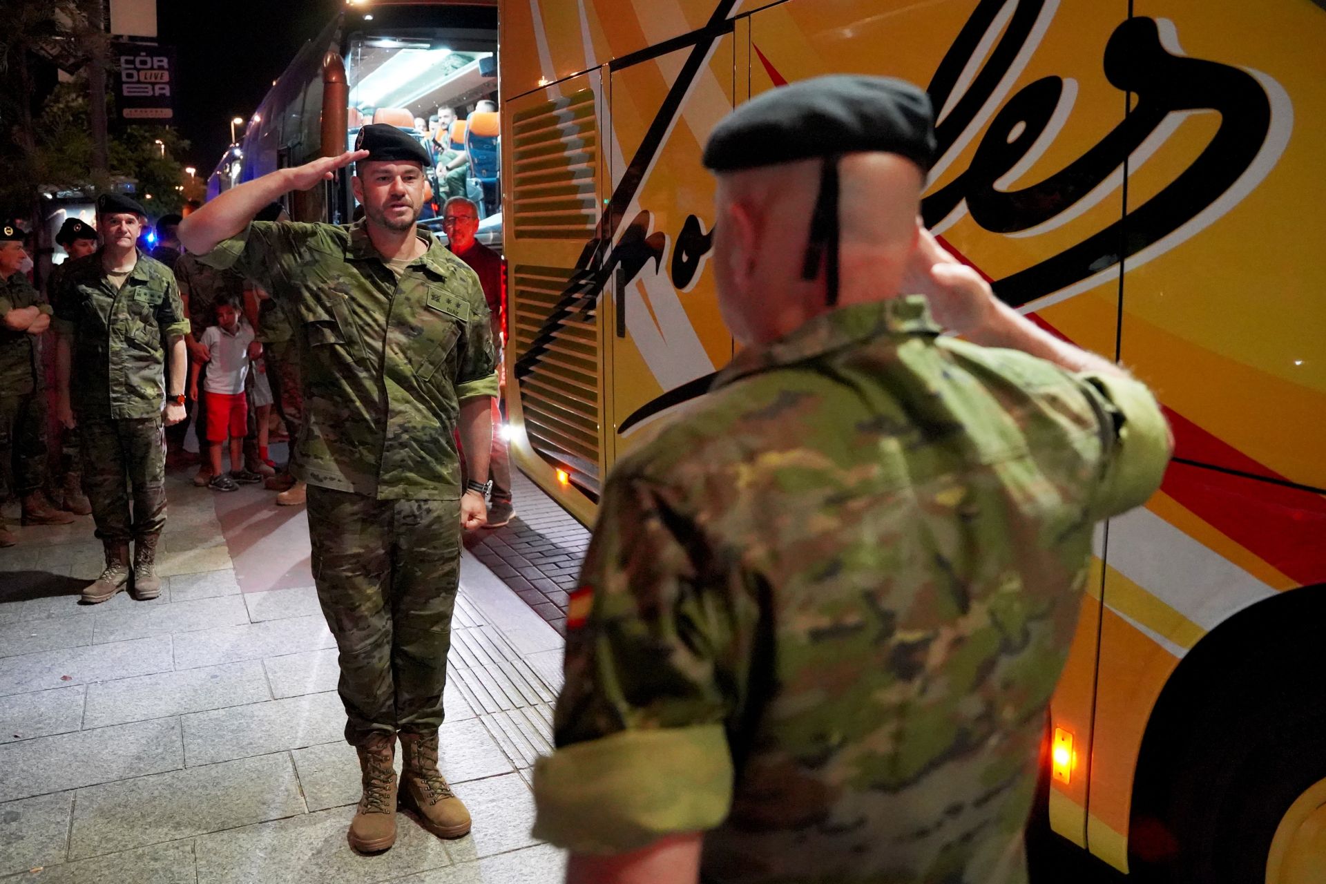En imágenes, la sentida marcha del segundo contingente de la BRI X de Córdoba a Letonia