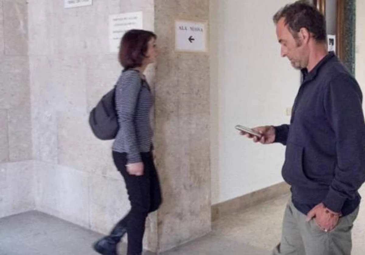 Imagen de archivo de un juicio entre Juana Rivas y Francesco Arcuri