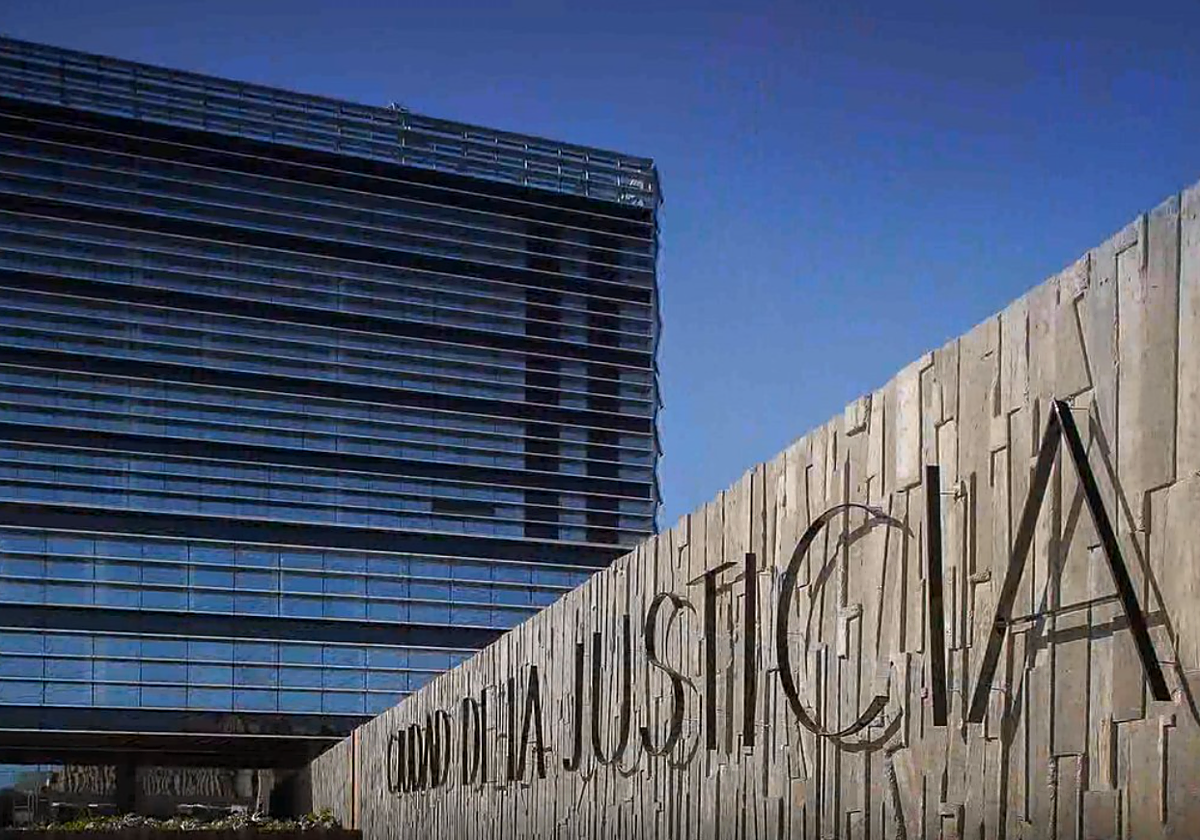 Fachada de la Ciudad de la Justicia de Las Palmas de Gran Canaria