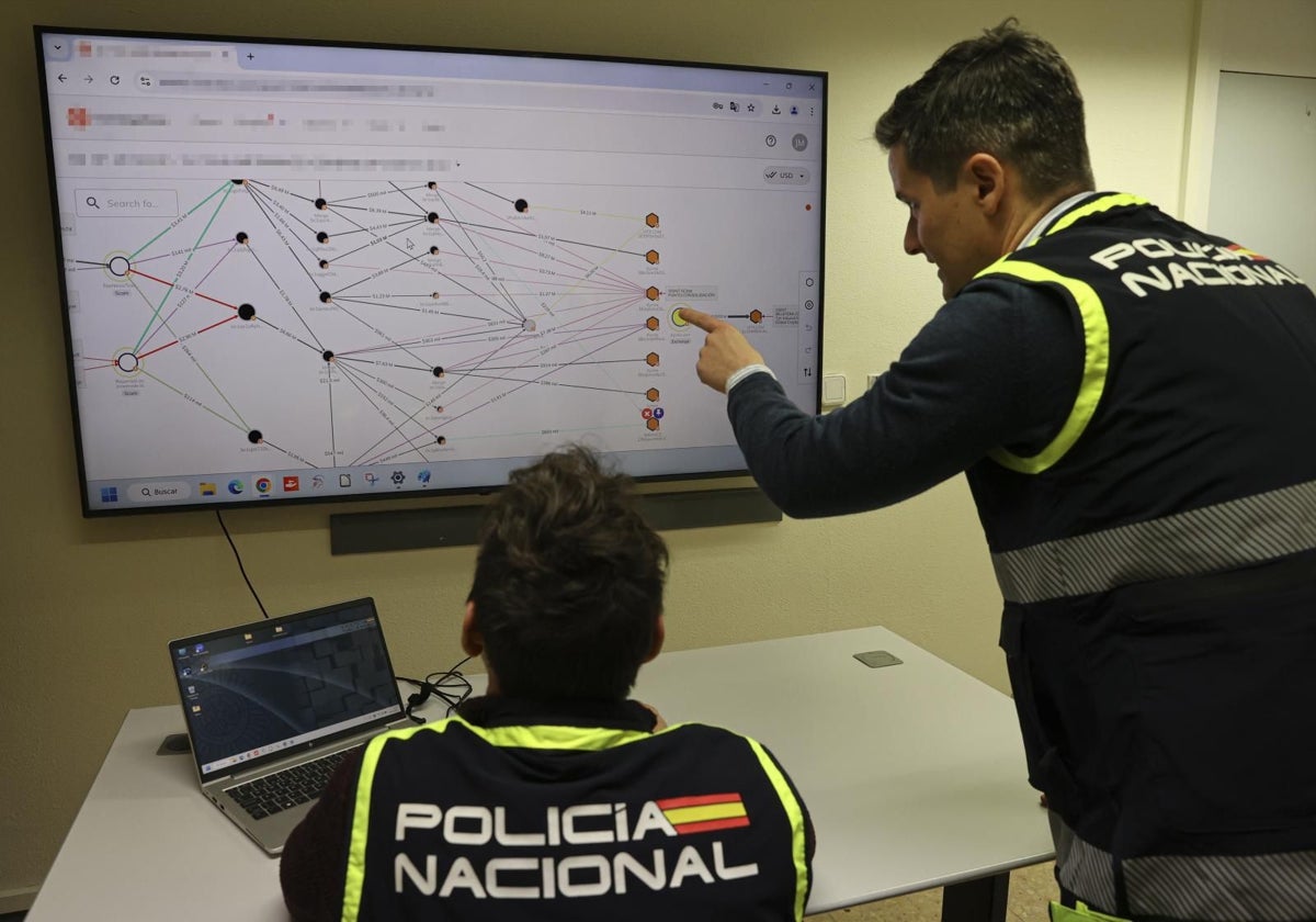 la Brigada provincial de la Policía Judicial de la Policía Nacional