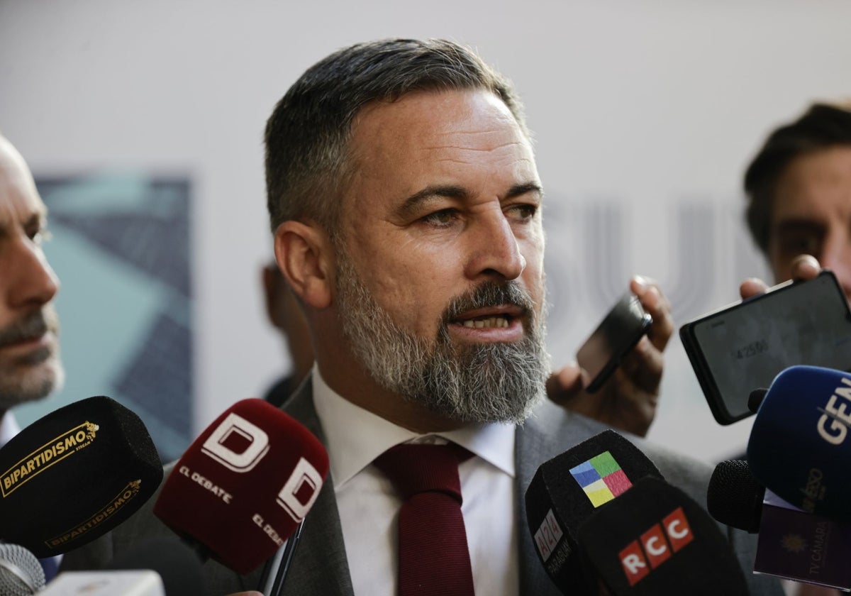 El líder de Vox, Santiago Abascal, en Paraguay