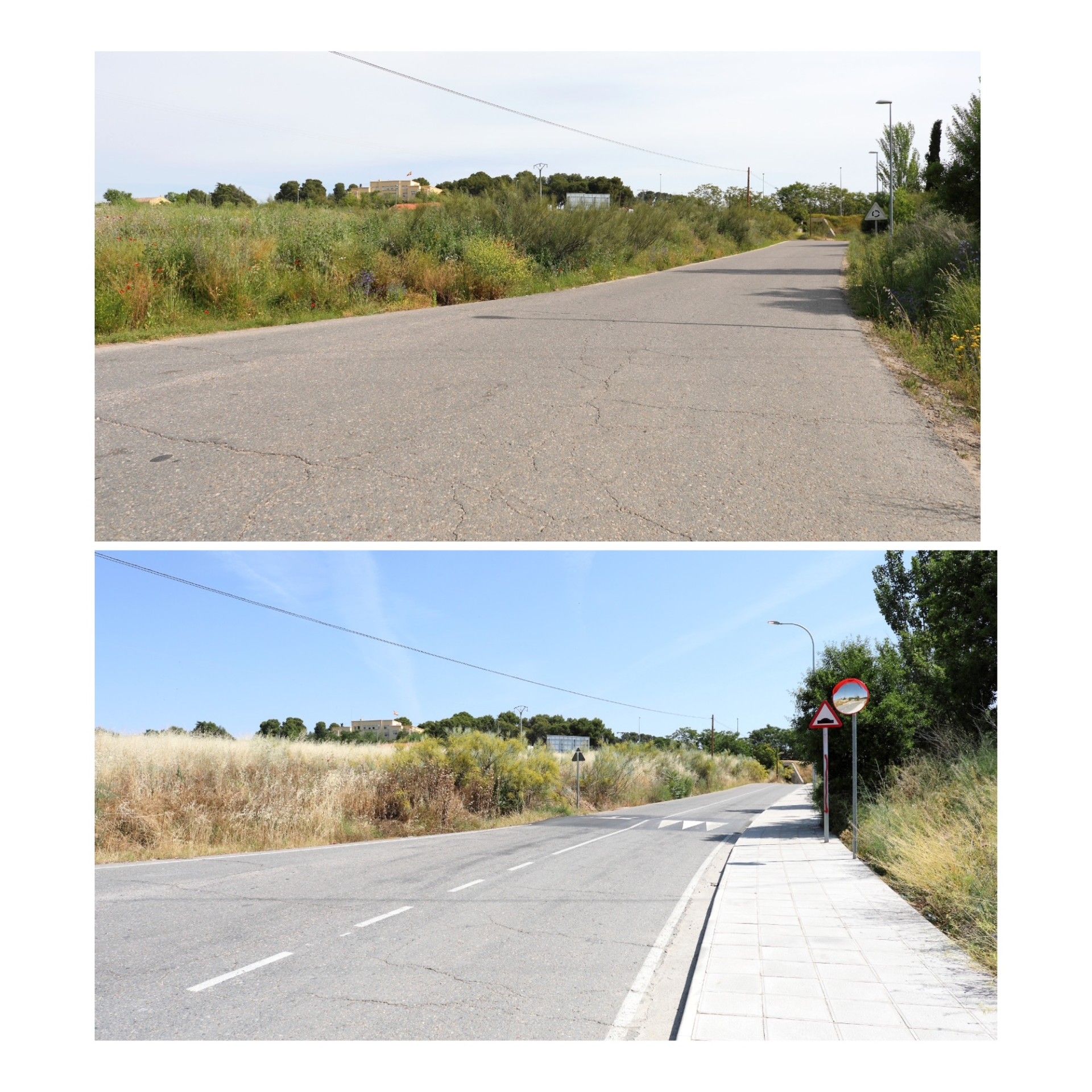 El toledano camino de Albarreal ya cuenta con acerado y alumbrado público