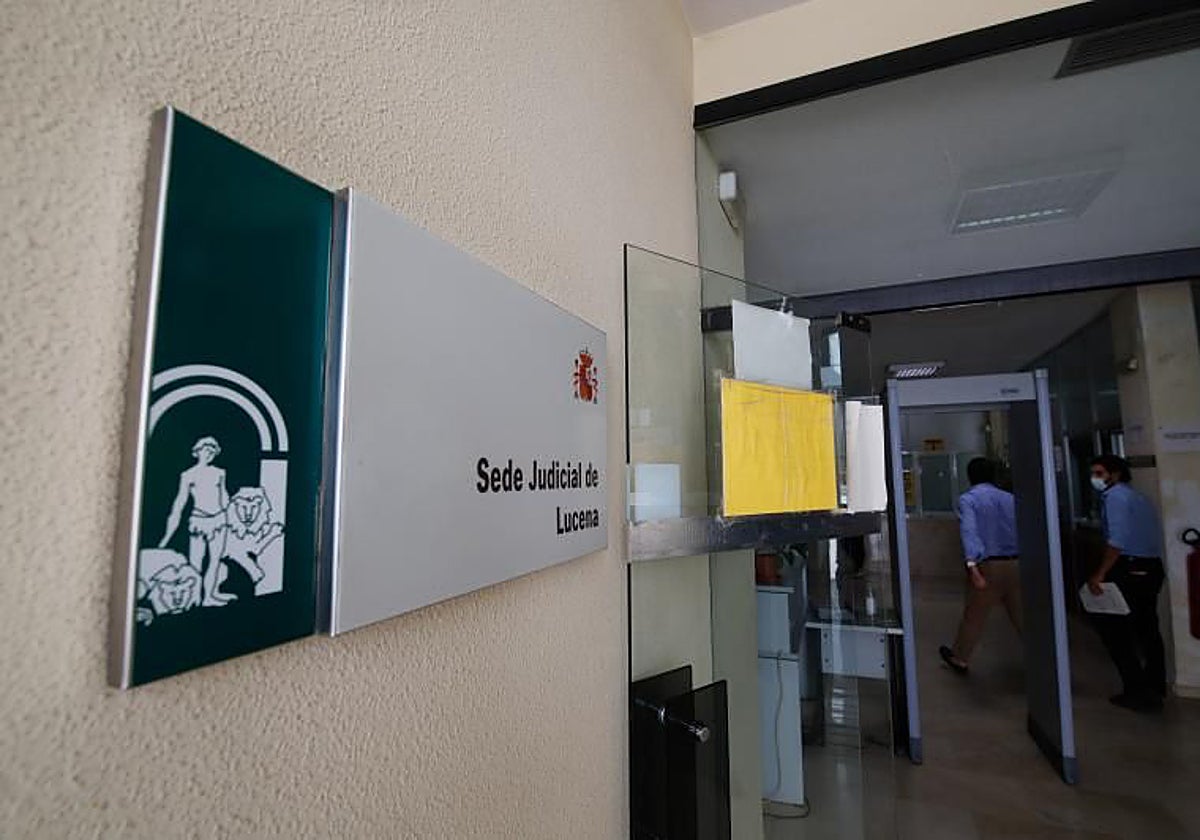 Sede judicial de Lucena donde hay tres juzgados de Primera Instancia e Instrucción