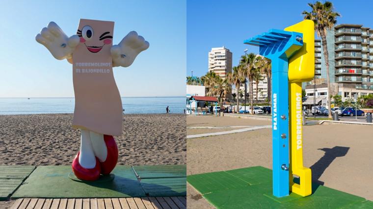 Otras duchas tematizadas en las playas de Torremolinos