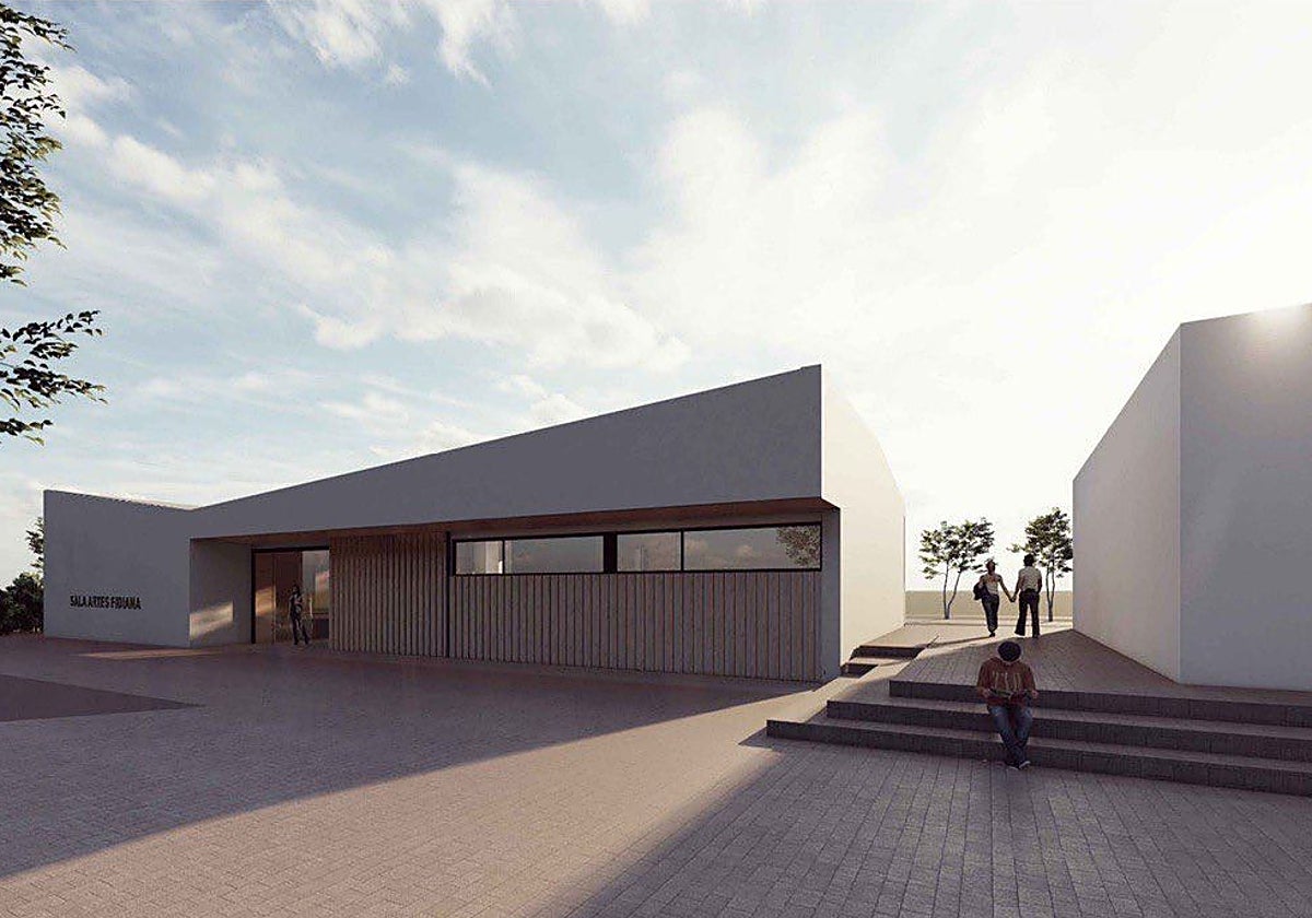 Infografía de la Sala de las Artes de Fidiana