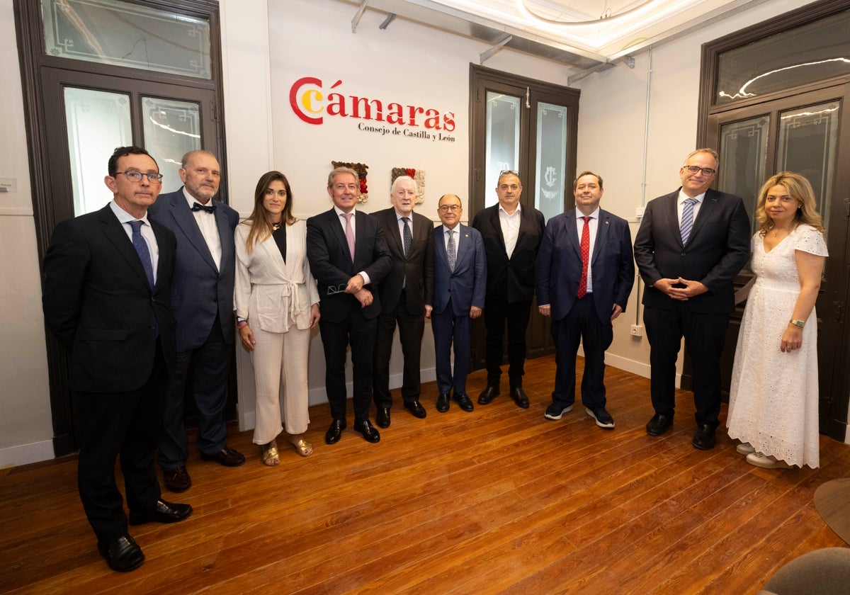 Responsables de las cámaras de comercio de la Comunidad firmantes del manifiesto