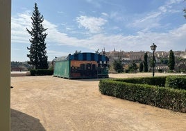 Los caballitos de la Vega de Toledo ya están en Sisebuto, a la espera de la instalación eléctrica