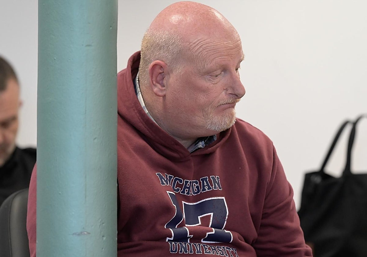 Roger Serafín Rodríguez, en el juicio por el crimen que se celebra en la Audiencia de La Coruña