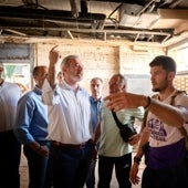 Imagen - Al llegar pasadas más de 48 horas de la tragedia, el presidente Azcón fue increpado por algunos vecinos en Azuara que le pidieron más ayuda institucional