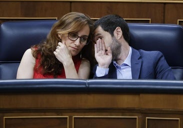 Yolanda Díaz planta a Sánchez en el Congreso en «protesta» por la corrupción