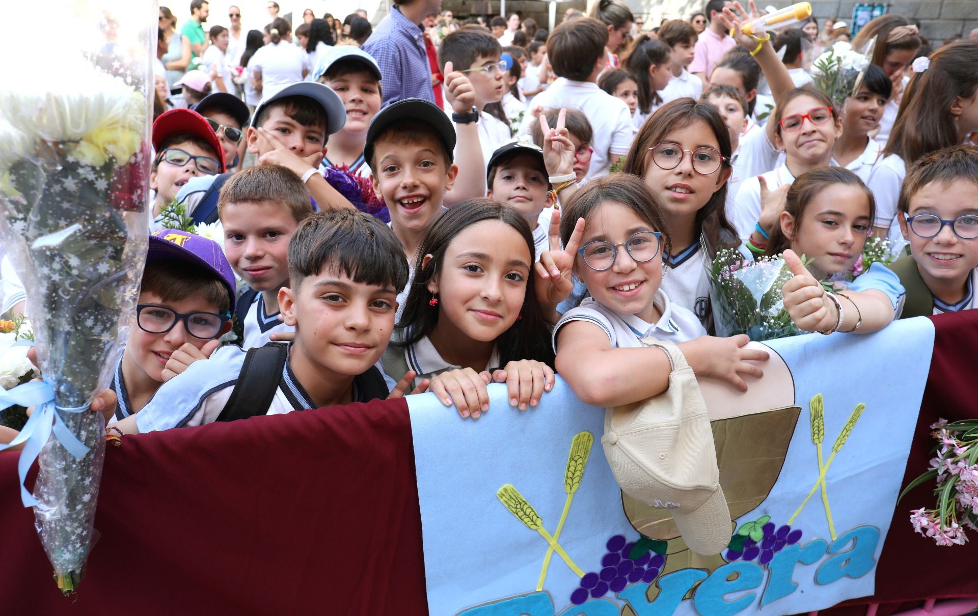 La ofrenda floral del Corpus, en imágenes