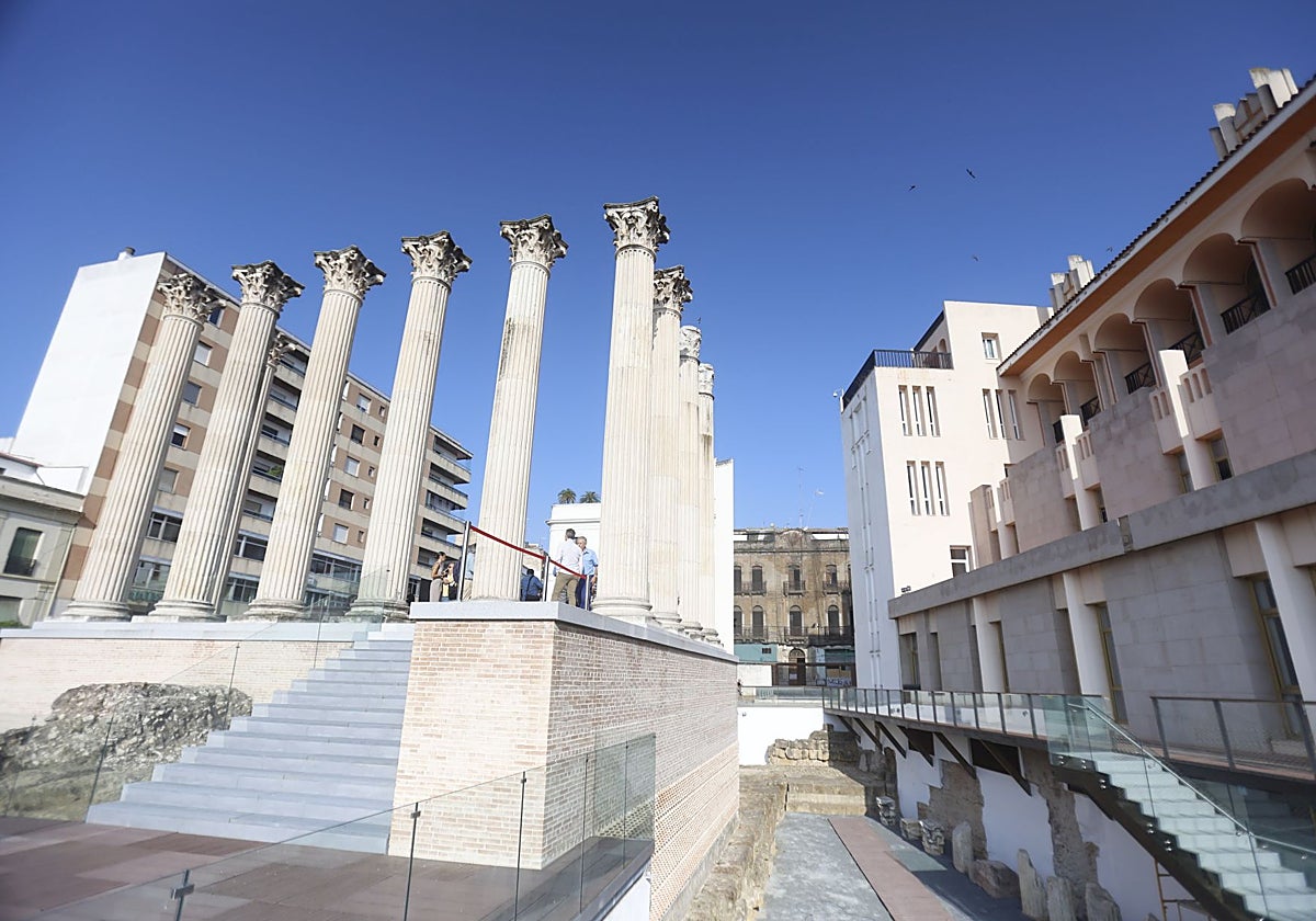 Acceso para las visitas al Templo Romano de Córdoba