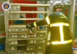 Efectivo del Consorcio Provincial de Bomberos