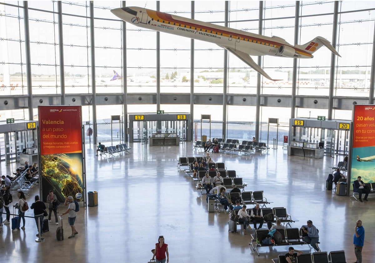 Imagen de archivo tomada en el Aeropuerto de Manises, en Valencia