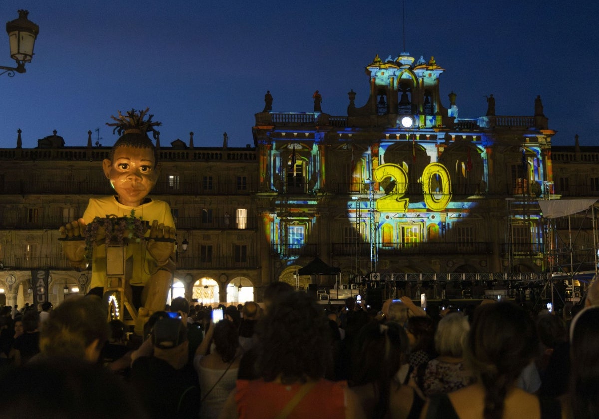 Inauguración del Facyl en la Plaza Mayor de Salamanca