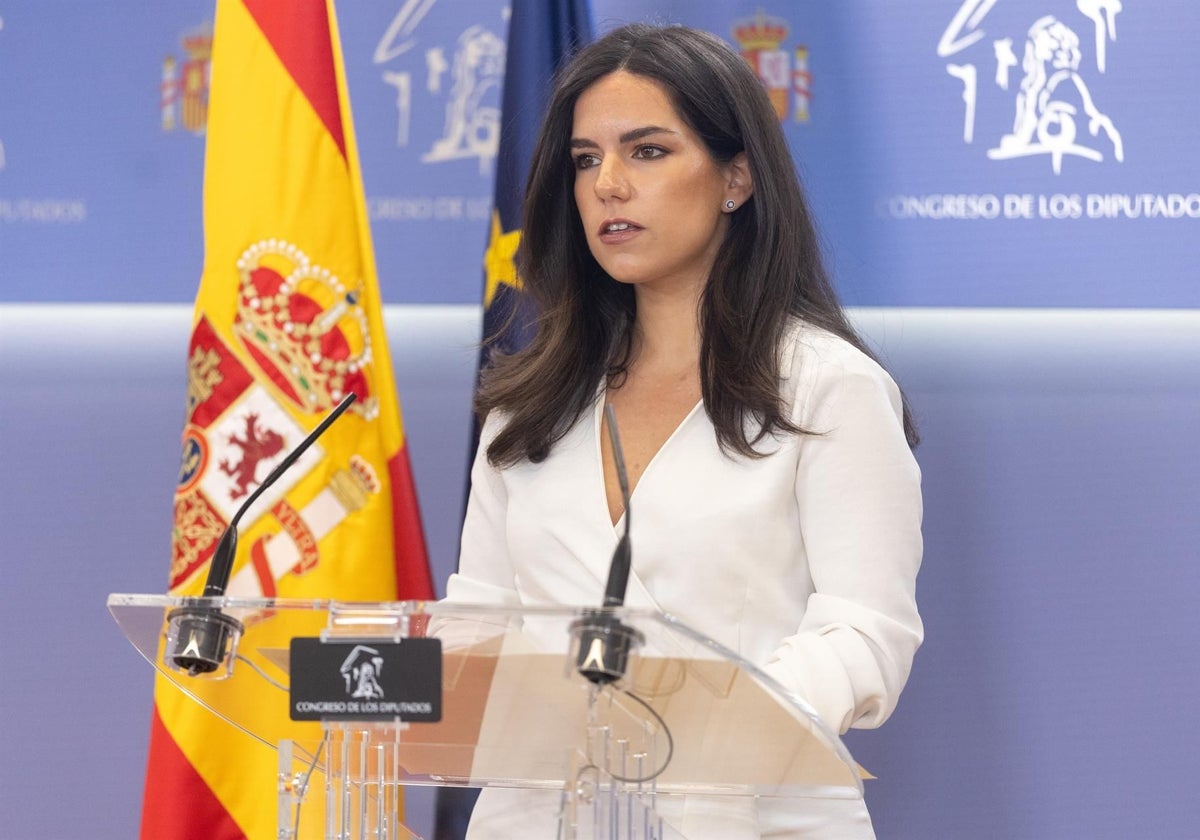 Pepa Millán, portavoz de Vox en el Congreso de los Diputados